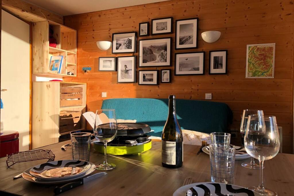 Appartement Vue magnifique et balcon orienté sud - T2 pour 5 personnes à Les Deux Alpes Extérieur photo